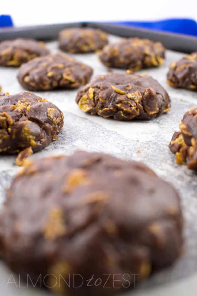 Chocolate Crunch Cookies - Rich, ultra chocolaty cookies with chocolate icing and a lone walnut center! Absolutely delicious!!