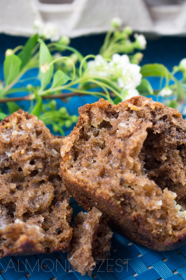 Double Chocolate Mocha Muffins - I love the superbly soft, moist texture of this chocolaty mix that is swirled with small chunks of crushed white chocolate chips!!