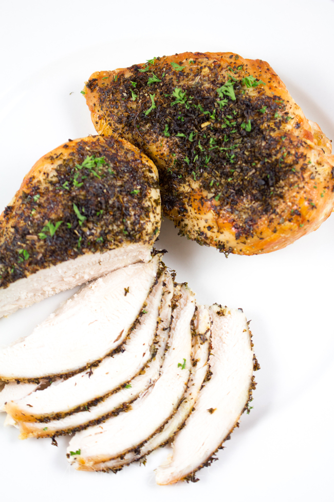 Chicken Breast Ideas - The most quick, easy and BEST way to roast chicken breasts - perfectly tender, packed with flavor and super healthy!!