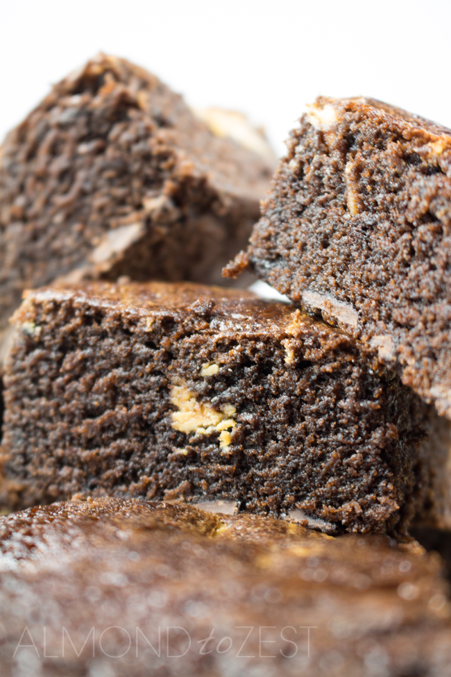 Peanut Butter Swirl Cake - Super moist, buttery, exploding with chocolate and swirled with peanut butter. A foolproof cake recipe everyone will love!!