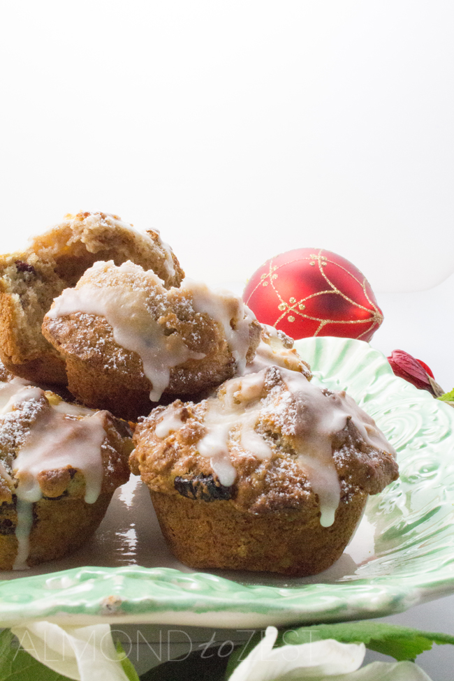 Packed full of apple chunks and bursting with dried cranberries in every bite, you are going to love these healthy Christmas flavored muffins! SOOOO GOOD!!