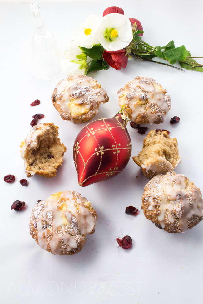 Packed full of apple chunks and bursting with dried cranberries in every bite, you are going to love these healthy Christmas flavored muffins! SOOOO GOOD!!