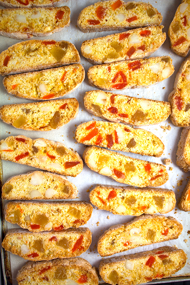 Tropical Pineapple and Coconut Biscotti