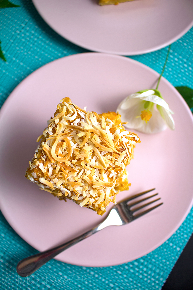 Pineapple, Lime and Coconut Bars