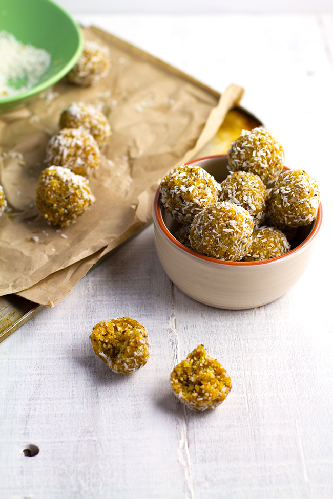 Apricot, Coconut and Chia Seed Bliss Balls