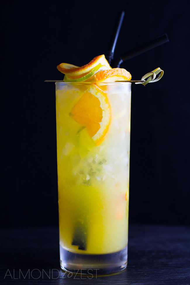 Orange Spattered Mule Cocktail
