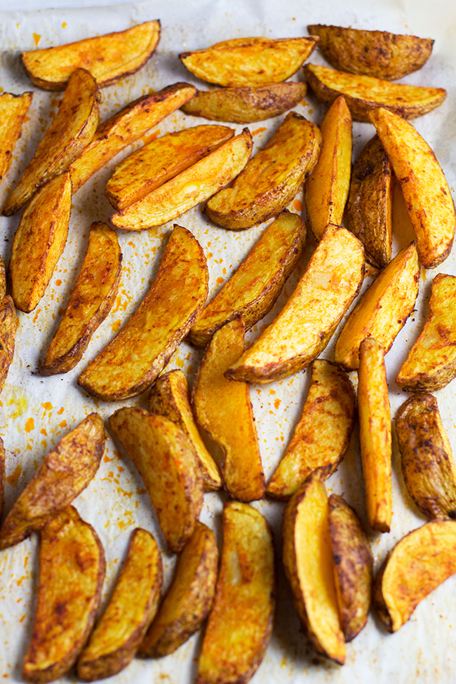 Homemade Spicy Wedges