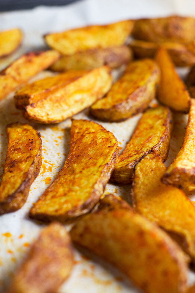 Homemade Spicy Wedges