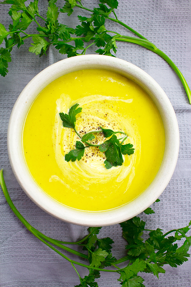 Curried Potato & Leek Soup