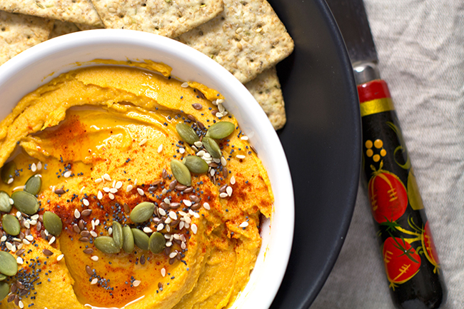 Vegan Sweet Potato Hummus Dip