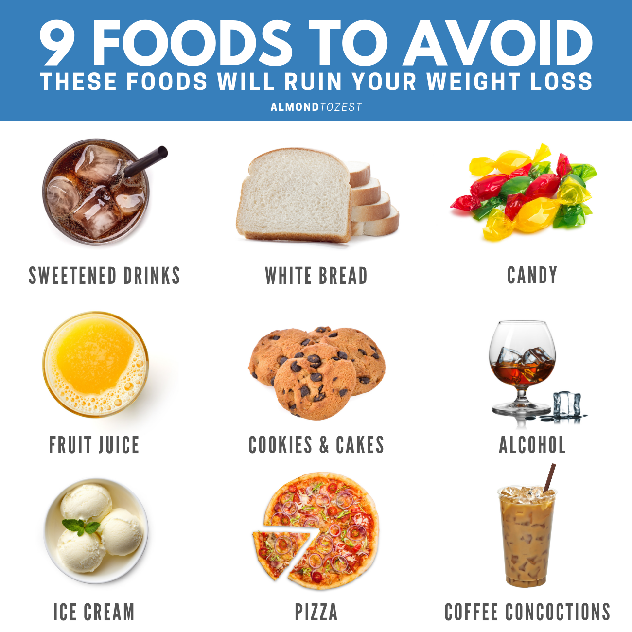 9 Foods You MUST Avoid If You Want A Flat Belly