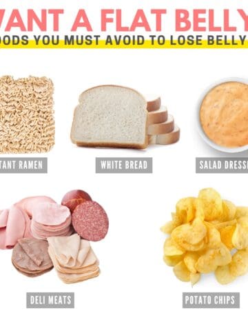 5 Foods You MUST Avoid If You Want A Flat Belly