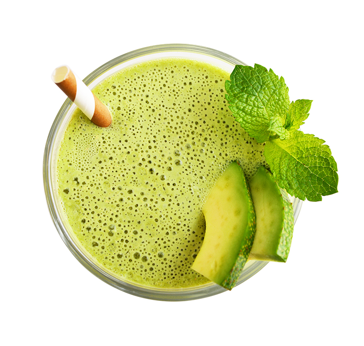 Avocado and Mint Smoothie