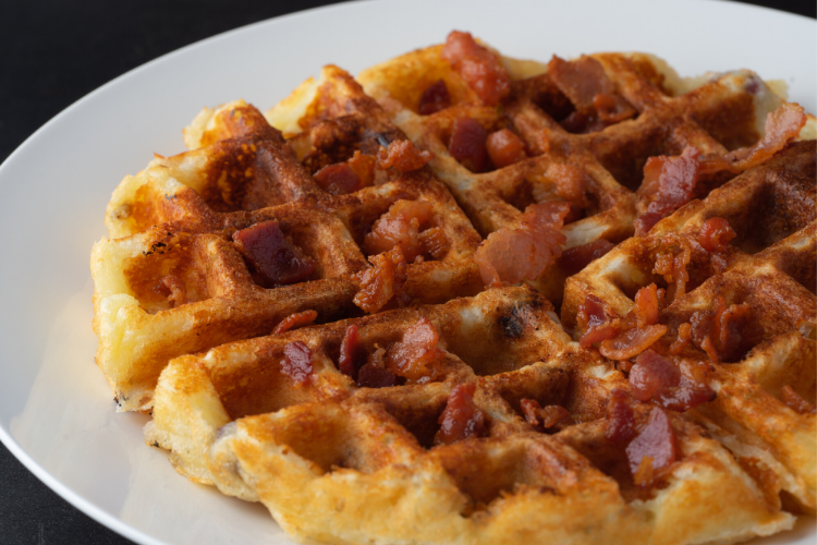 Low-Carb Bacon Waffles