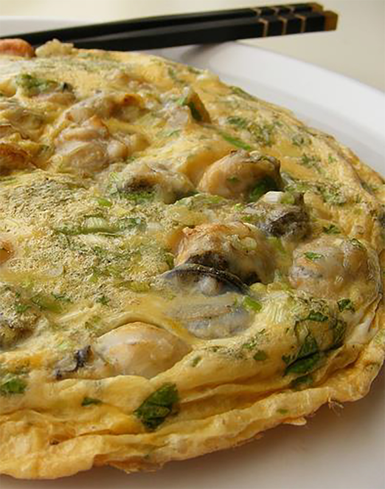 Low-Carb Oyster Frittata Snack