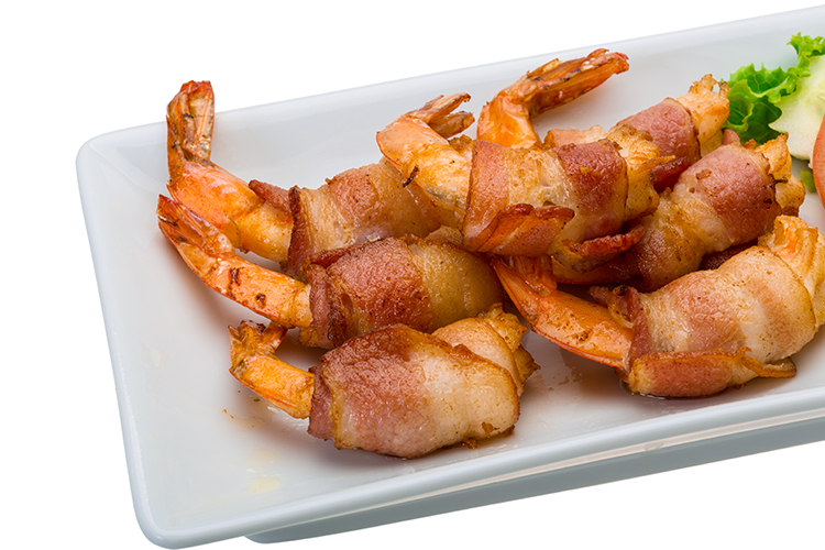 Keto Shrimp Wrapped in Bacon